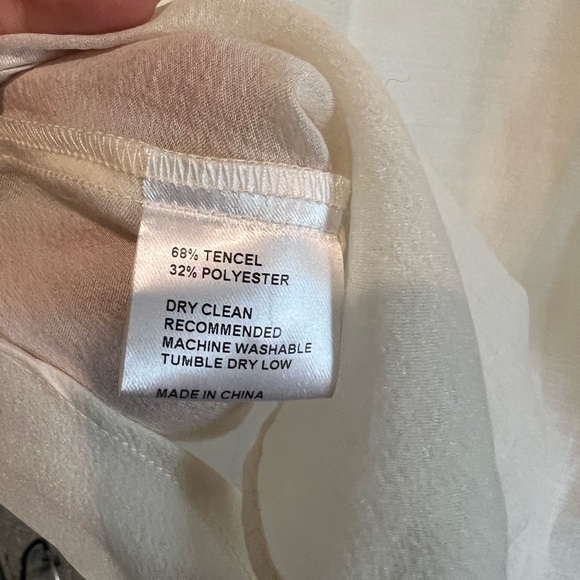 Cynthia Rowley Ivory Riley Lace Tuxedo Shirt - Picture 7 of 7